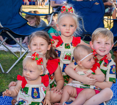 Kids at Stanthorpe Carols in the Park